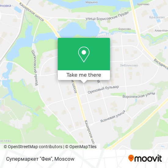 Супермаркет "Фея" map