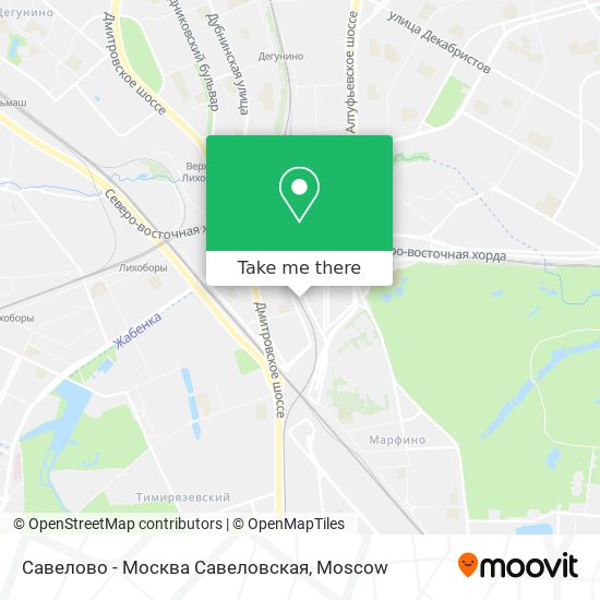 Савелово - Москва Савеловская map