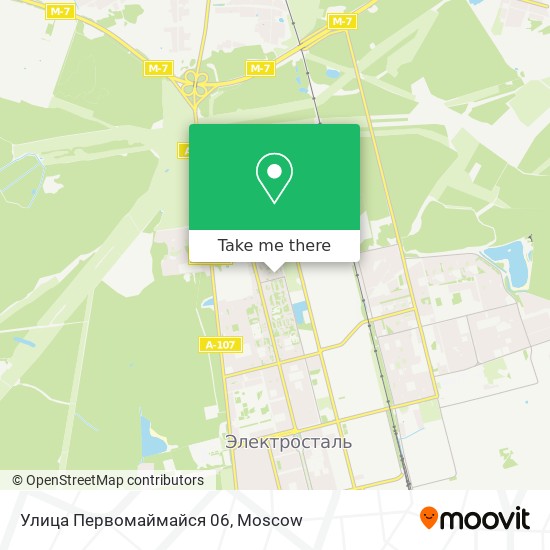 Улица Первомаймайся 06 map