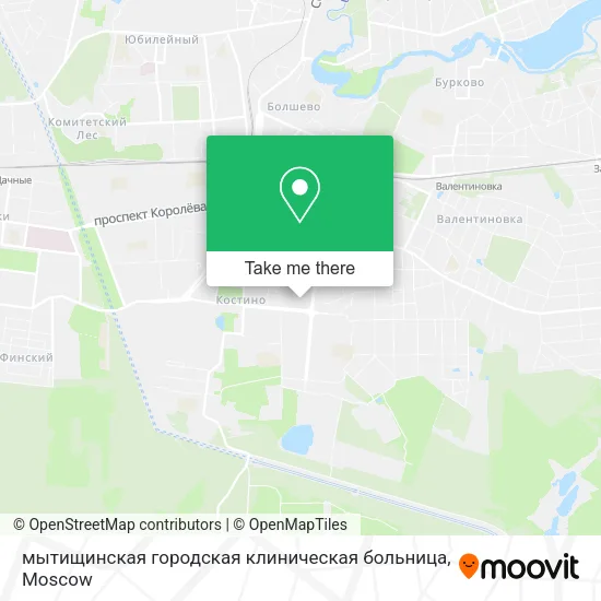 мытищинская городская клиническая больница map