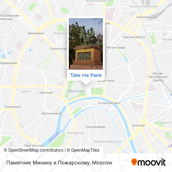 Памятник Минину и Пожарскому map