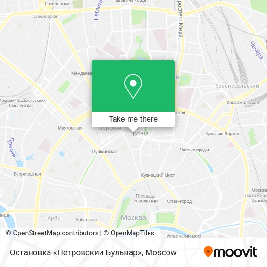 Остановка «Петровский Бульвар» map