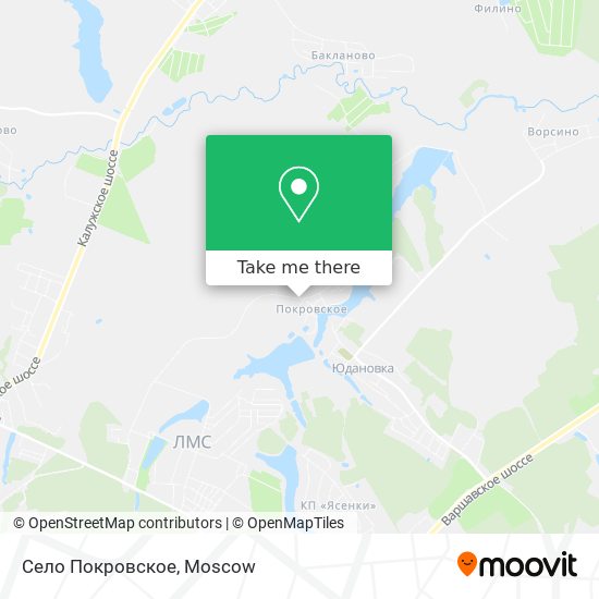 Село Покровское map