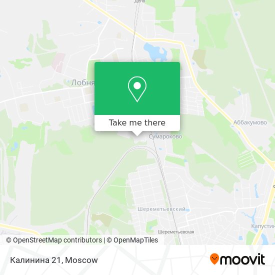 Калинина 21 map