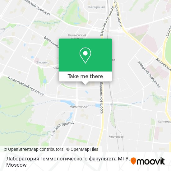 Лаборатория Геммологического факультета МГУ map