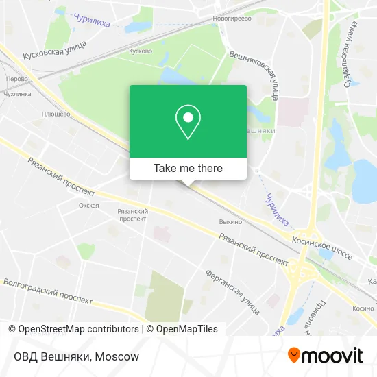 ОВД Вешняки map