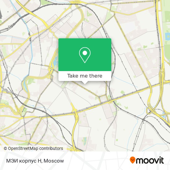 МЭИ корпус Н map