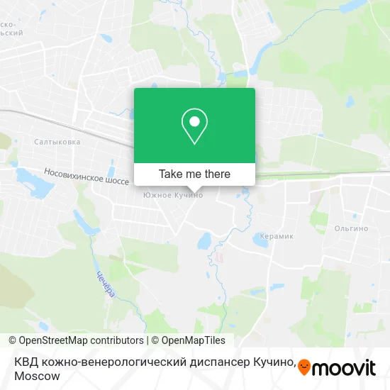 КВД кожно-венерологический диспансер Кучино map