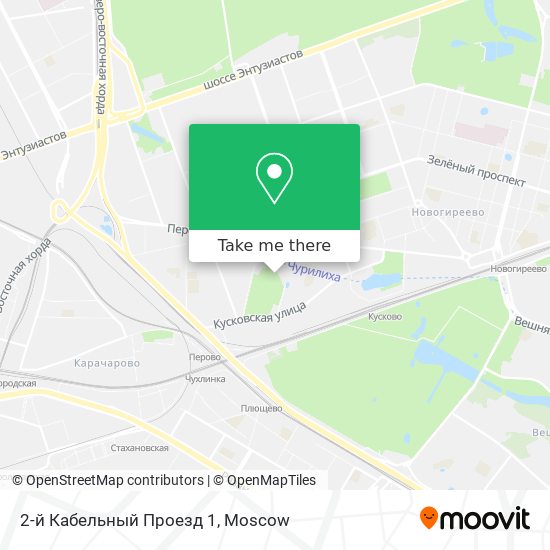 2-й Кабельный Проезд 1 map