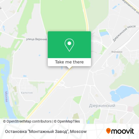 Остановка "Монтажный Завод" map