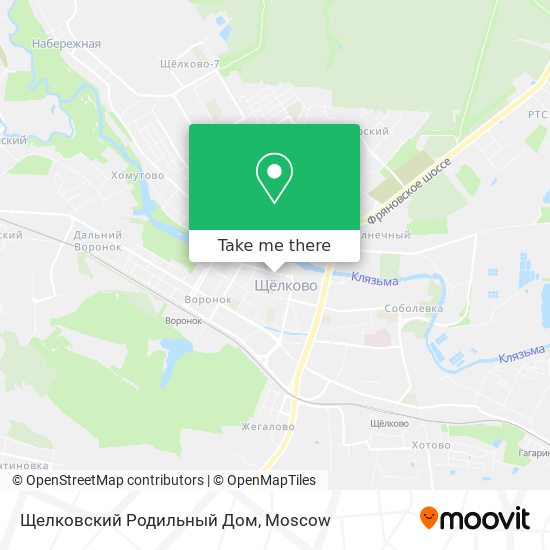 Щелковский Родильный Дом map