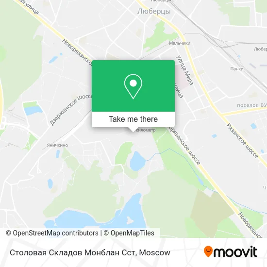 Столовая Складов Монблан Сст map