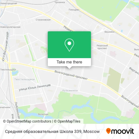 Средняя образовательная Школа 339 map