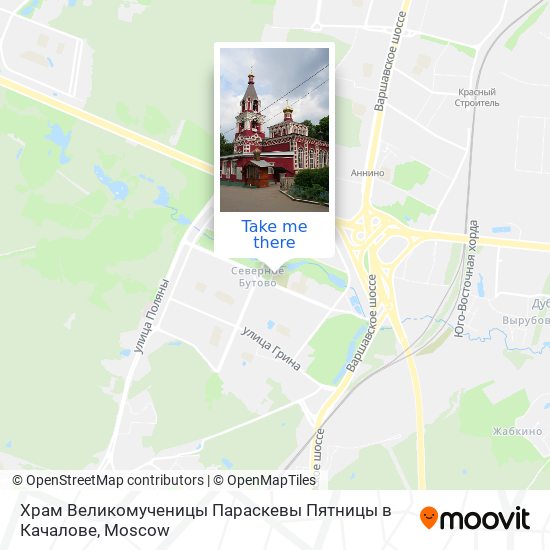 Храм Великомученицы Параскевы Пятницы в Качалове map