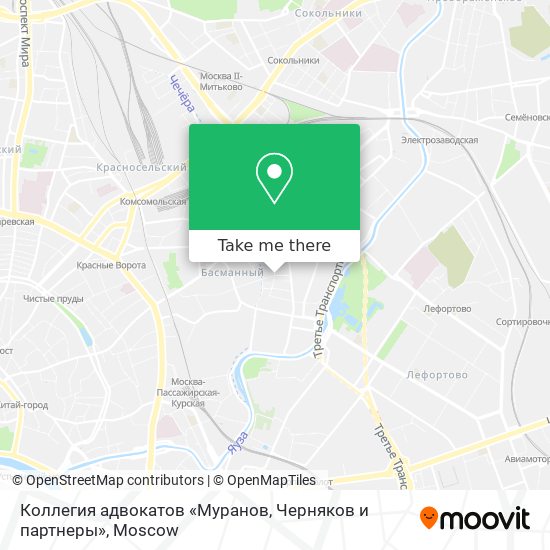 Коллегия адвокатов «Муранов, Черняков и партнеры» map