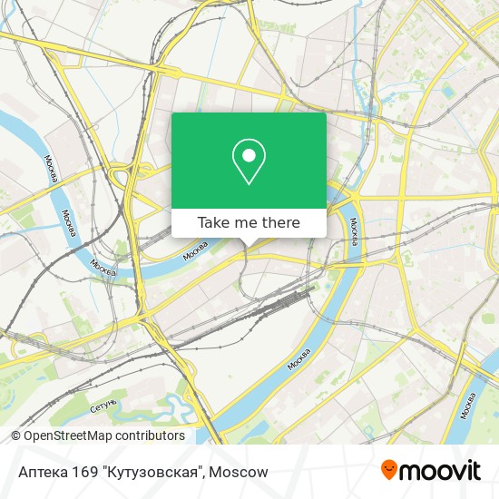 Аптека 169 "Кутузовская" map