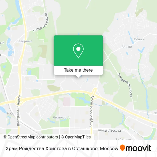 Храм Рождества Христова в Осташково map