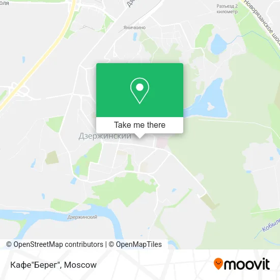 Кафе"Берег" map