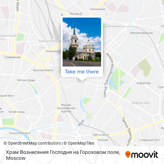 Храм Вознесения Господня на Гороховом поле map