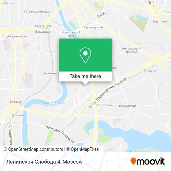 Ленинская Слобода 4 map