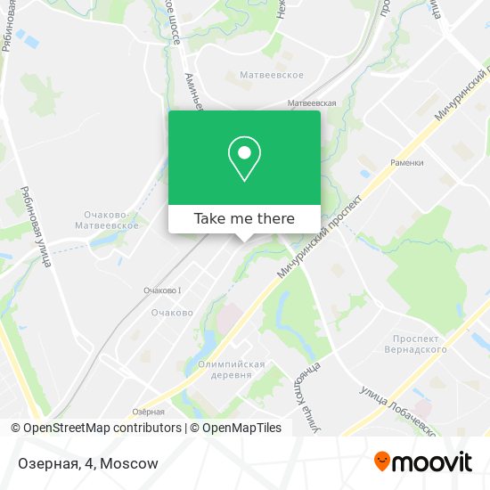 Озерная, 4 map