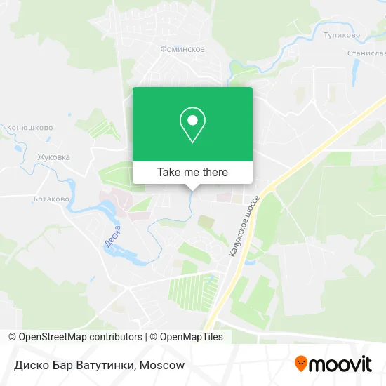 Диско Бар Ватутинки map