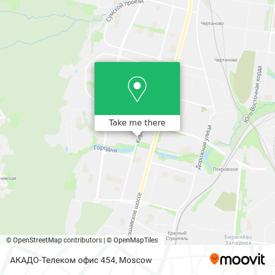 АКАДО-Телеком офис 454 map