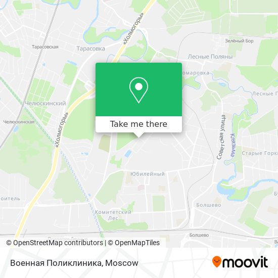 Военная Поликлиника map