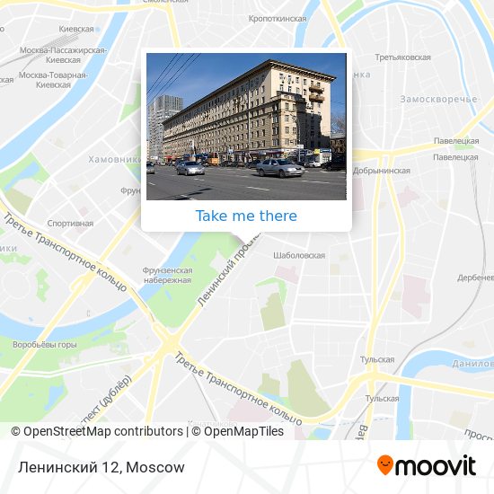 Ленинский 12 map