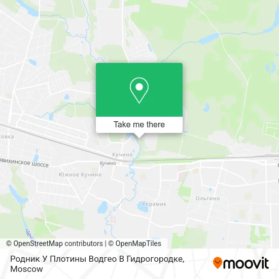 Родник У Плотины Водгео В Гидрогородке map