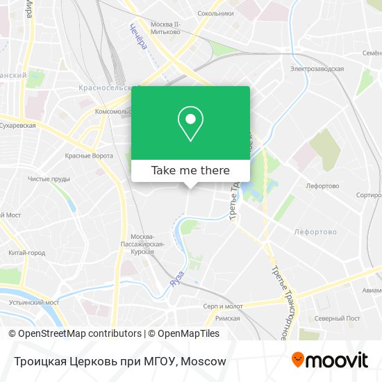 Троицкая Церковь при МГОУ map