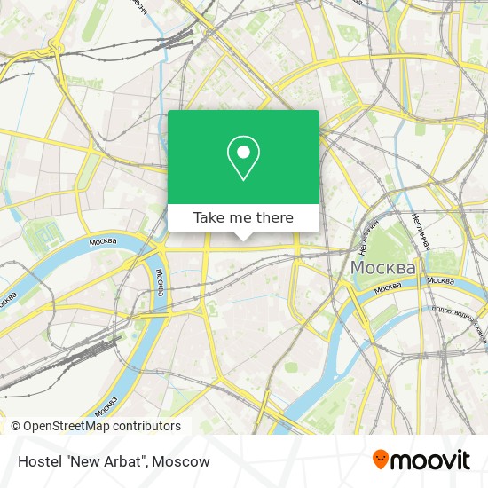 Hostel "New Arbat" map