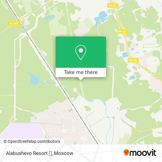 Alabushevo Resort  map