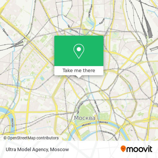 Ultra Model Agency map