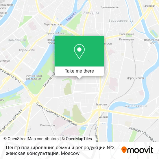 Центр планирования семьи и репродукции №2, женская консультация map