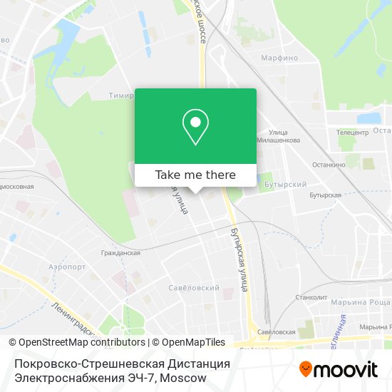 Покровско-Стрешневская Дистанция Электроснабжения ЭЧ-7 map