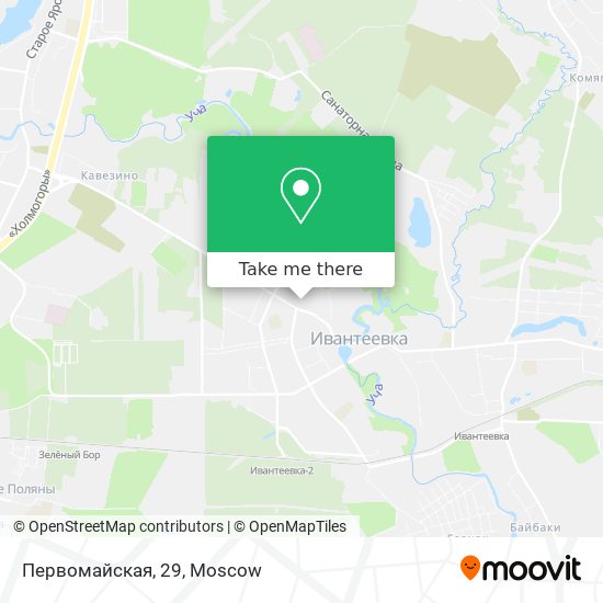 Первомайская, 29 map