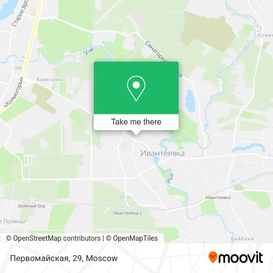 Первомайская, 29 map