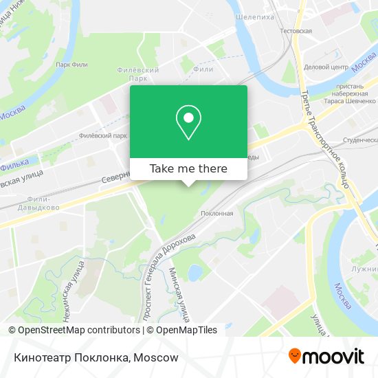 Кинотеатр Поклонка map