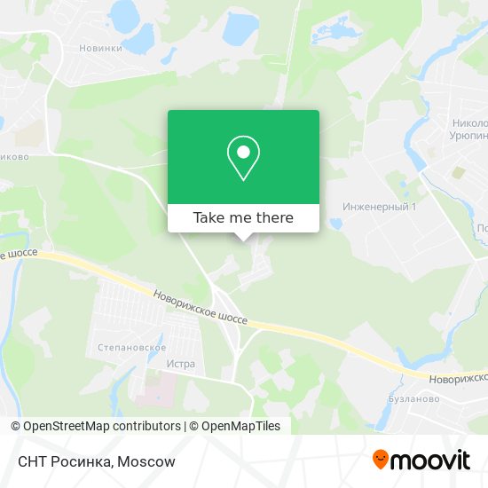 СНТ Росинка map