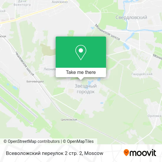 Всеволожский переулок 2 стр. 2 map