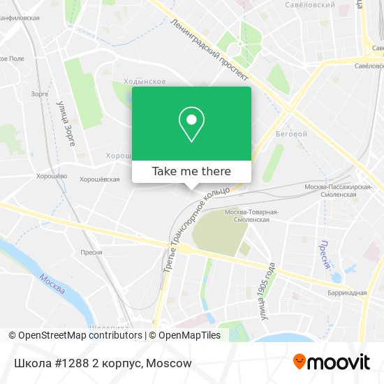 Школа #1288 2 корпус map