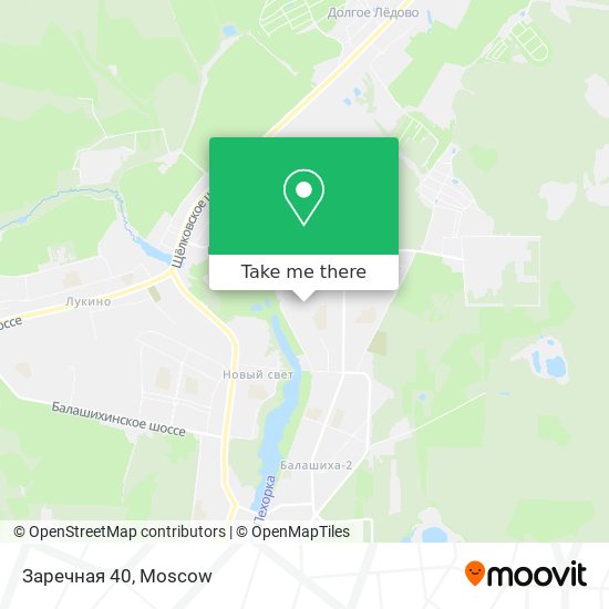 Заречная 40 map