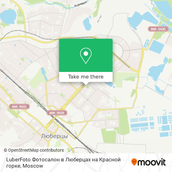 LuberFoto Фотосалон в Люберцах на Красной горке map