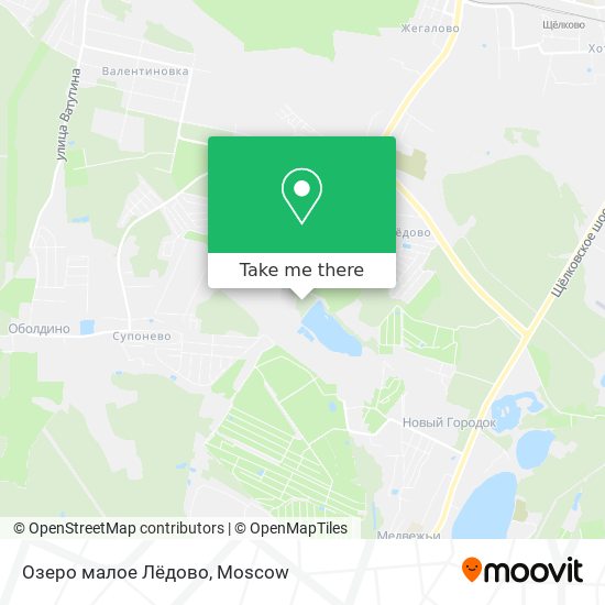 Озеро малое Лёдово map