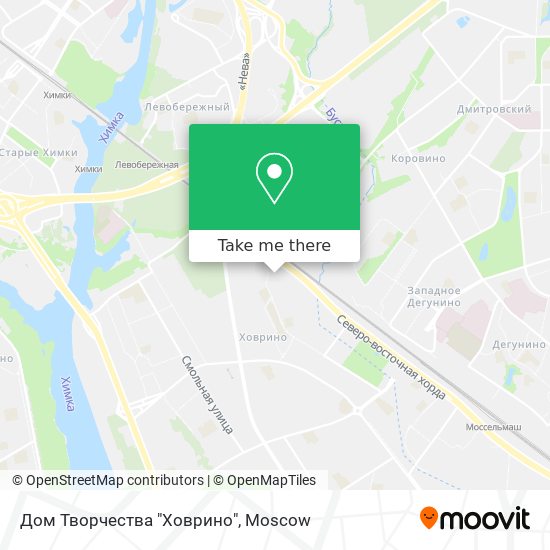 Дом Творчества "Ховрино" map