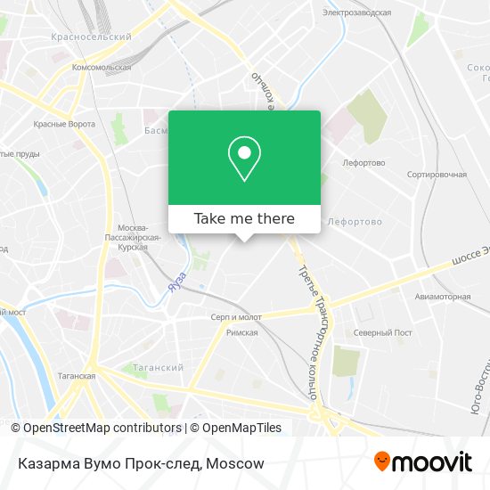 Казарма Вумо Прок-след map