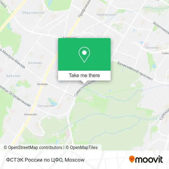 ФСТЭК России по ЦФО map