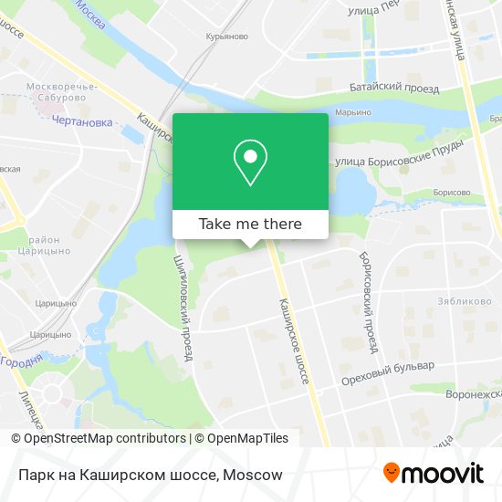 Парк на Каширском шоссе map