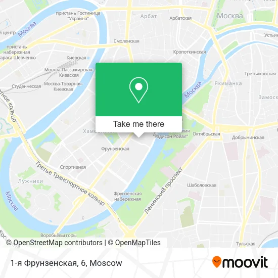 1-я Фрунзенская, 6 map
